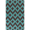 Ninon Global Teal/Black Area Rug