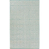 Erie Modern aqua Area Rug