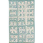 Erie Modern aqua Area Rug