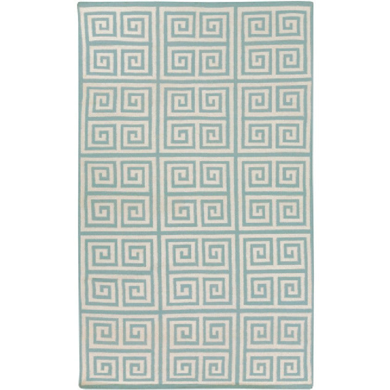 Erie Modern aqua Area Rug