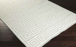 Erie Modern aqua Area Rug