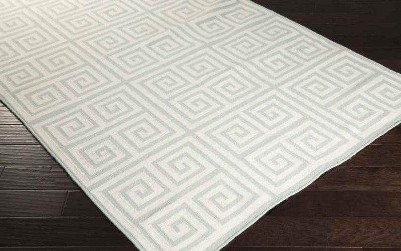 Erie Modern aqua Area Rug