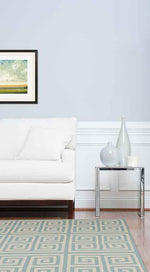 Erie Modern aqua Area Rug