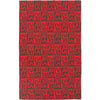 Fairhope Modern Red/Black Area Rug