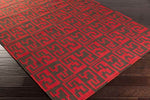 Fairhope Modern Red/Black Area Rug