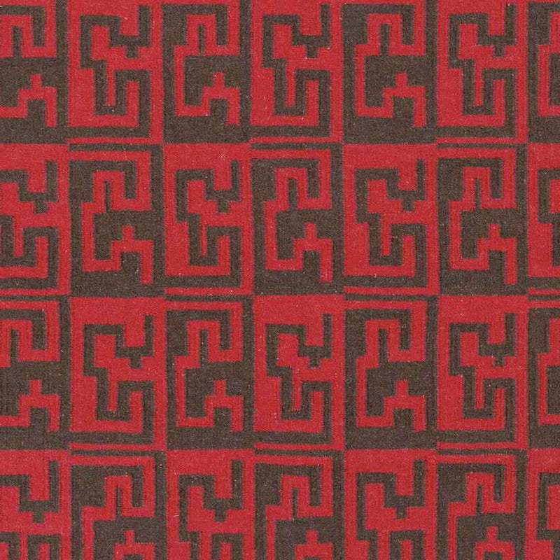Fairhope Modern Red/Black Area Rug