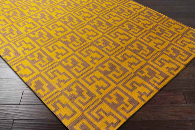 Fairhope Modern Yellow/Brown Area Rug