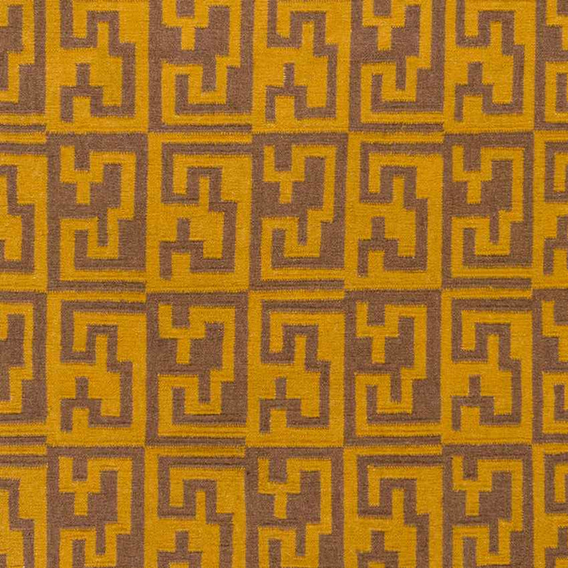 Fairhope Modern Yellow/Brown Area Rug