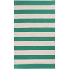 Nathaly Modern Green & Ivory Area Rug