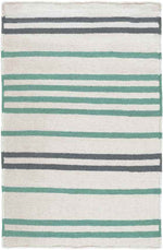 Epes Modern Green/Navy Area Rug