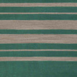 Escalon Modern Emerald Green/Silver Area Rug