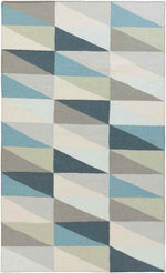 Falkville Modern Aqua Area Rug