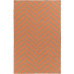 Fairmount Modern Coral/Taupe Area Rug