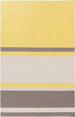 Farmersville Modern Lime/Taupe/Dark Brown Area Rug
