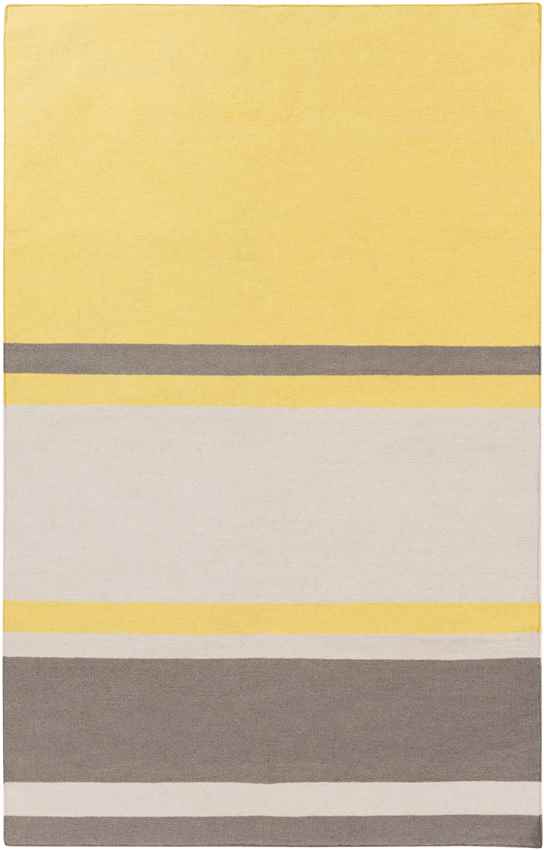 Farmersville Modern Lime/Taupe/Dark Brown Area Rug