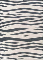 Farmington Modern Ivory/Charcoal Area Rug