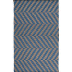 Faunsdale Modern Teal/Charcoal Area Rug