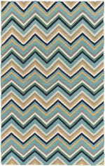 Emmet Modern Blue Area Rug