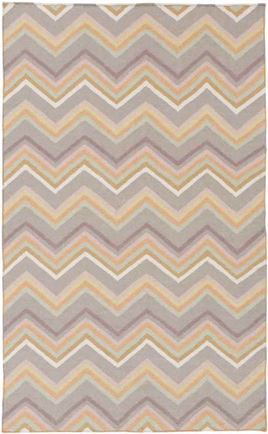 Emmet Modern Gray/Blue/Pink Area Rug