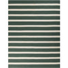 Fenwick Modern White/Peacock Green Area Rug