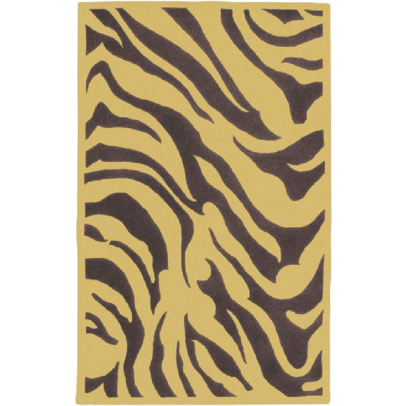 Ferndale Modern Black/Dark Purple/Medium Gray Area Rug