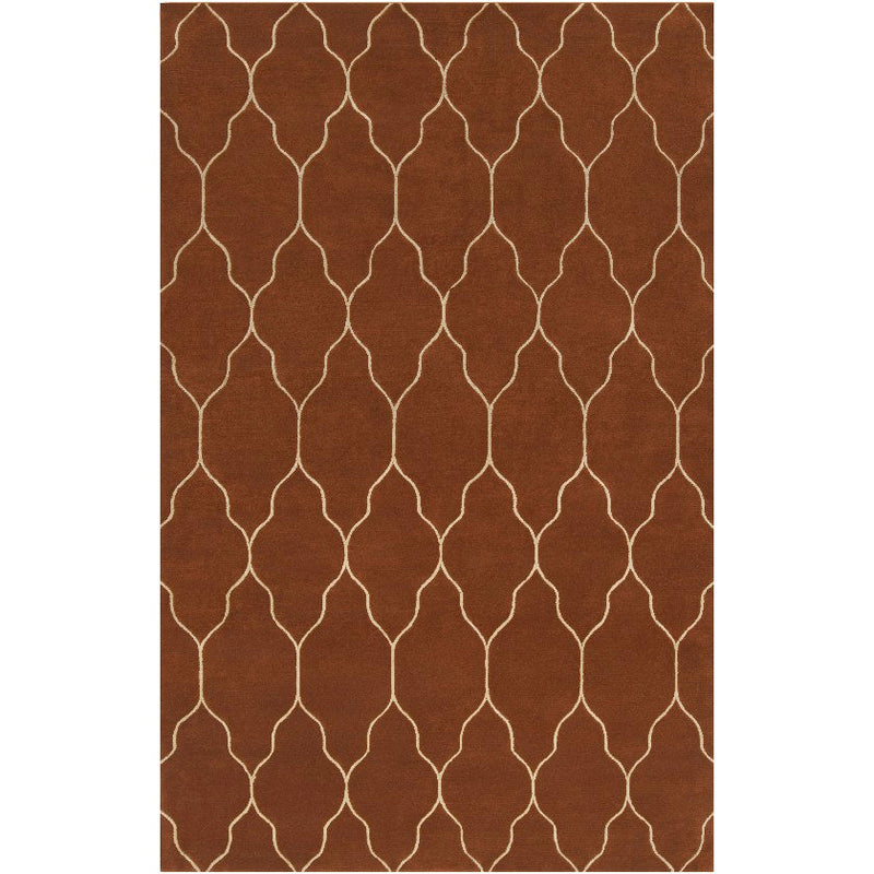 Flagstaff Modern Brown Area Rug