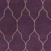 Flagstaff Modern Eggplant/Brown Area Rug