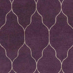 Flagstaff Modern Eggplant/Brown Area Rug