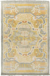 Foley Traditional Wheat/Dark Green Area Rug