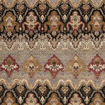 Sigourney Traditional Black/Tan Area Rug