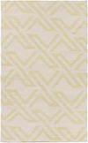 Gainesville Modern Lime/Ivory Area Rug