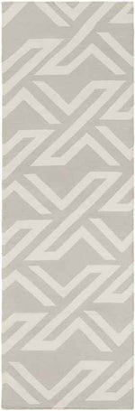 Gainesville Modern Light Gray/Lime/Ivory Area Rug