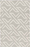 Gainesville Modern Light Gray/Lime/Ivory Area Rug
