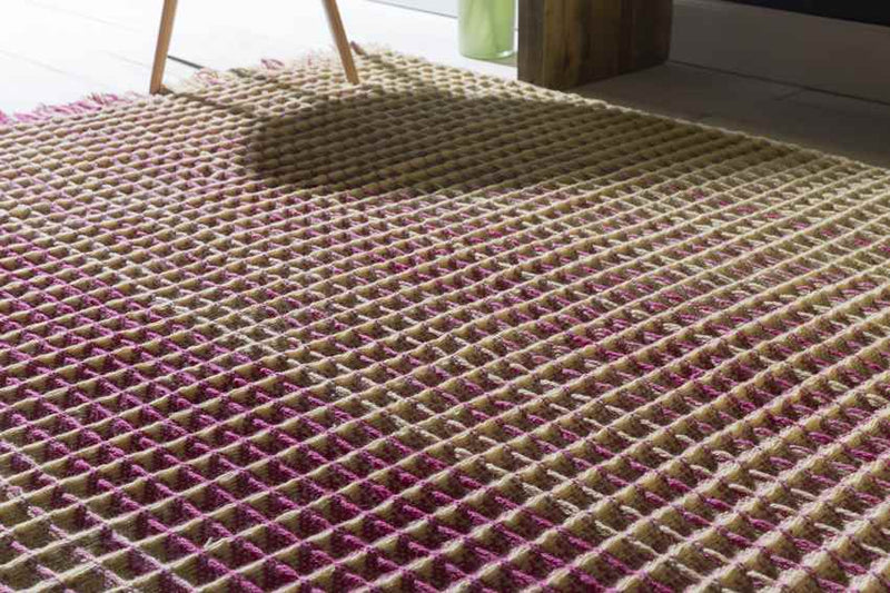Garden Modern Hot Pink Area Rug