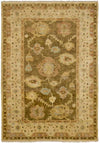 Quimper Traditional Olive Area Rug