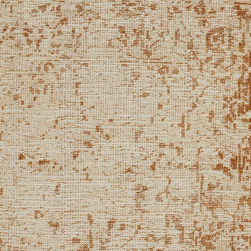 Greenbrier Traditional Burnt Orange/Cream Area Rug