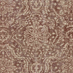 Nigadoo Traditional Dark Red Area Rug