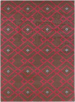 Griffithville Modern Cherry Area Rug