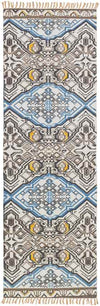 Haleburg Global Brown/Blue Area Rug