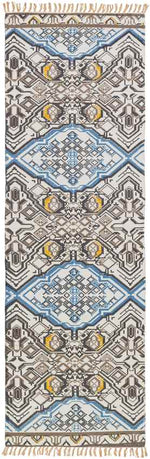Haleburg Global Brown/Blue Area Rug