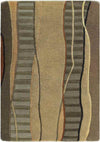 Harrell Modern Brown Area Rug