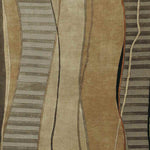 Harrell Modern Brown Area Rug