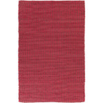 Holmes Modern Bright Pink Area Rug