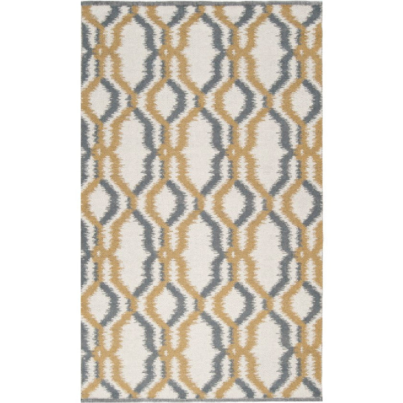 Holtville Modern Cream/Charcoal Area Rug