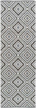 Holyoke Modern Pewter & Jet Black Area Rug