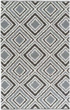 Holyoke Modern Pewter & Jet Black Area Rug
