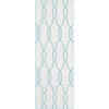 Homewood Modern White/Blue Area Rug