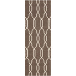 Homewood Modern Dark Brown Area Rug
