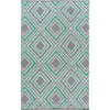 Holyoke Modern Ivory/Emerald Area Rug