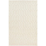 Huslia Modern Ivory Area Rug